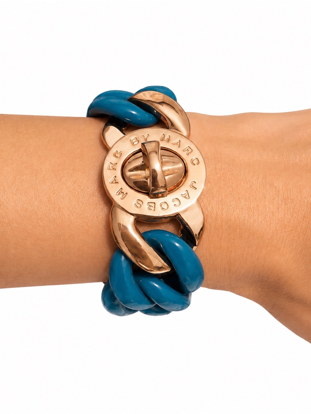 Marc Jacobs Katie Candy Acrylic Turnlock Bracelet